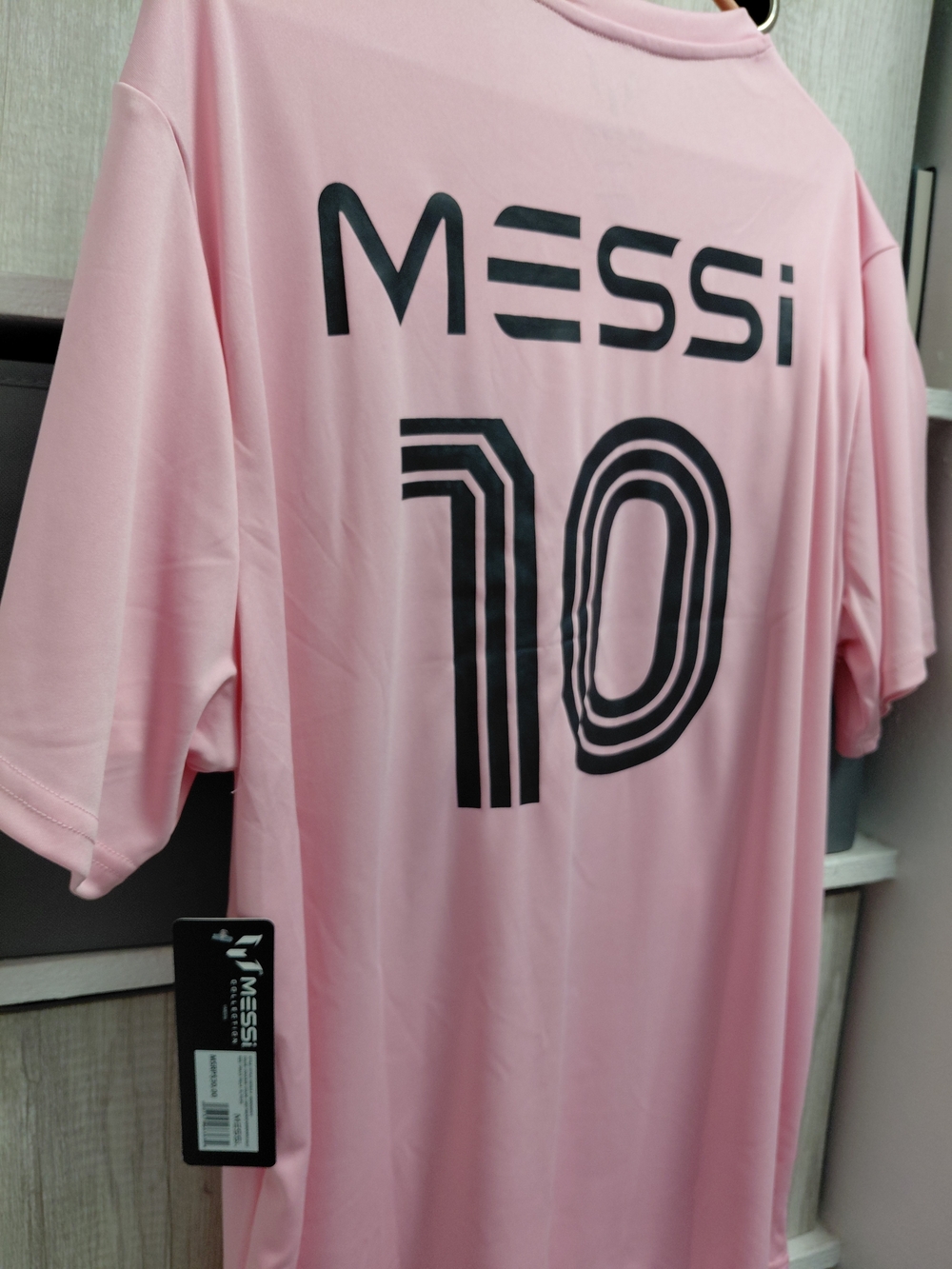 Messi #10 Pink Soccer Jersey